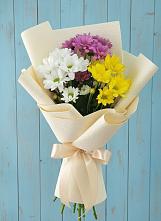 Букет школьные годы в Агрызе Букет цветов из:  Хризантемы в Агрызе