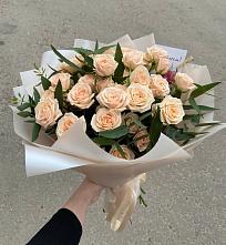Букет Кремовые розы Латте в Агрызе
