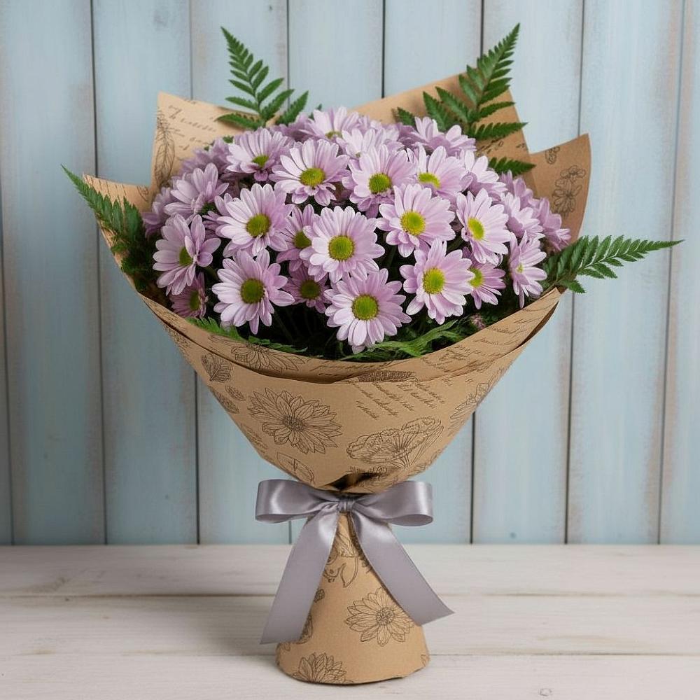 Букет соблазн в Агрызе Букет цветов из: Хризантемы в Агрызе