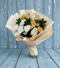 Букет цветов из:  Розы и Хризантемы в Агрызе